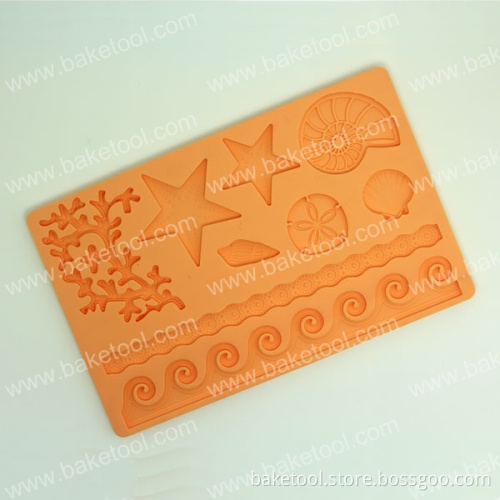 High Quality Sea Adventure Silicone Mold for Cake Fondant Decorating